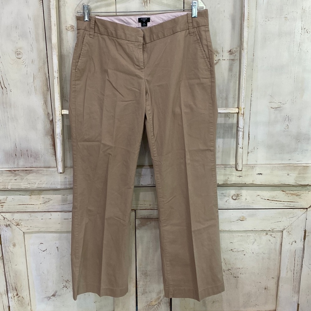 J Crew Stretch city fit khaki trouser 10 short